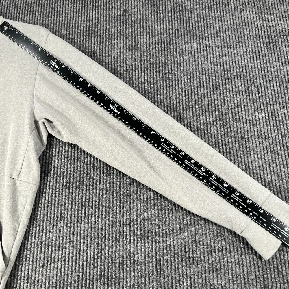 Adidas Hoodie Sweatshirt Mens Size Medium Gray Long Sleeve Activewear Sharp